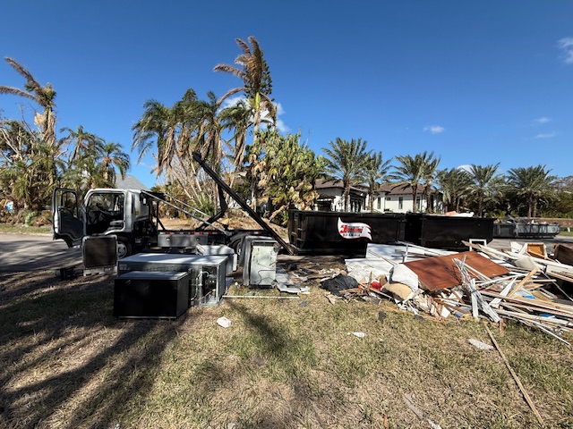 Tampa Bay Junkaneers storm debris removal Hillsborough County